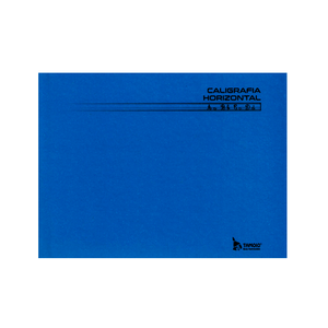 Caderno-Pedagogico-C.D.-Brochura-Caligrafia-Horizontal-96-Fls-Tamoio---Azul
