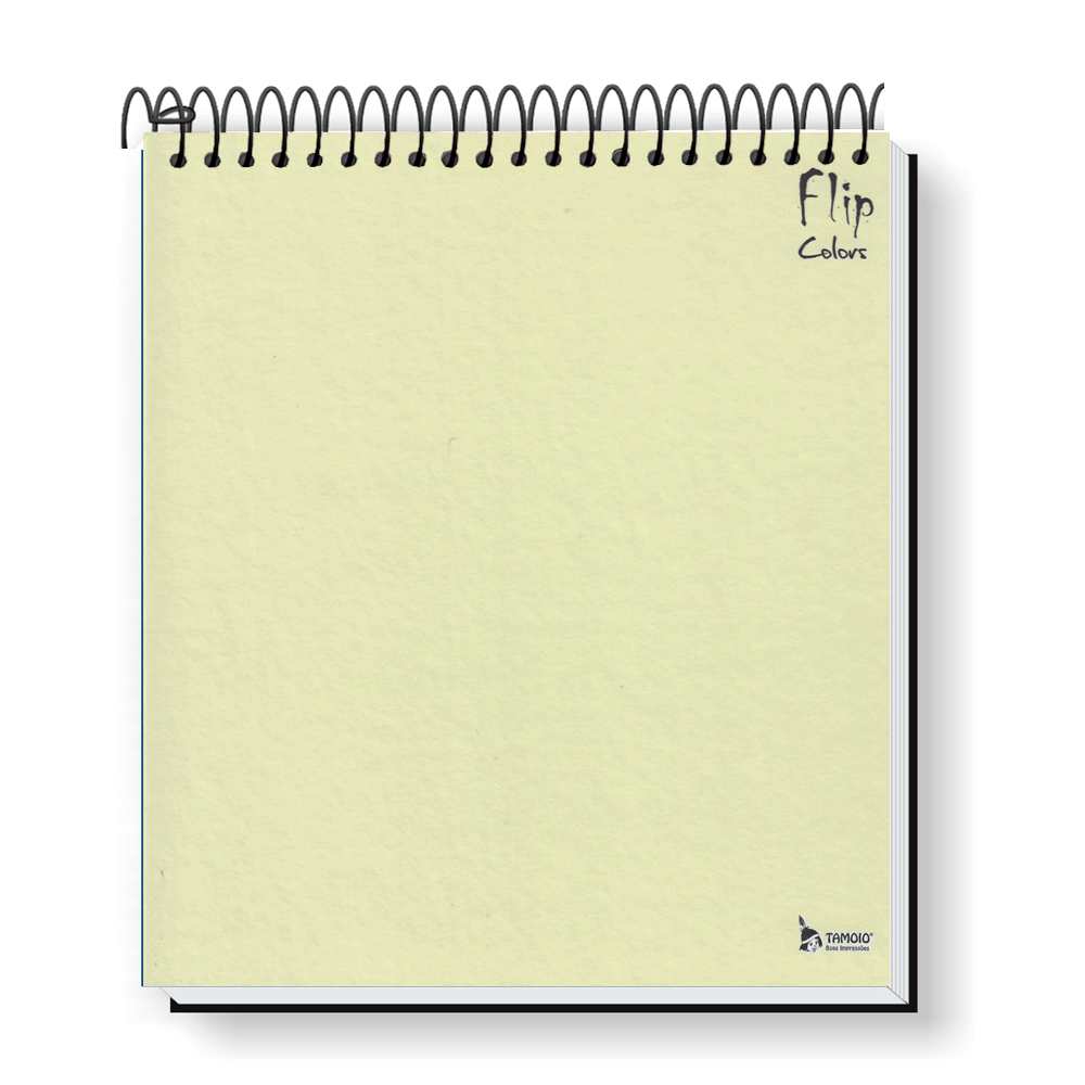 Caderno-Flip-Universitario-1x1-80-Fls-C.D.-Tamoio---Amarelo-Claro Caderno-Flip-Universitario-1x1-80-Fls-C.D.-Tamoio---Amarelo-Claro