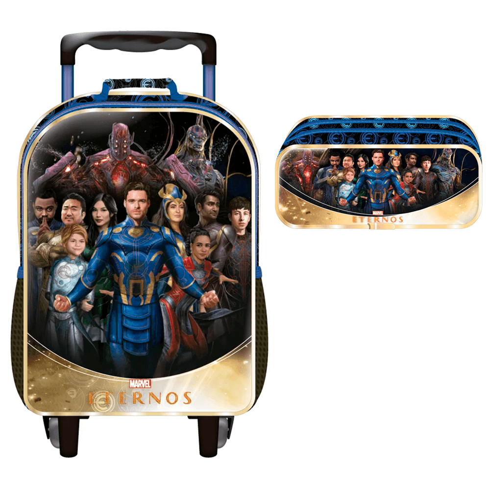 Mochila-de-Rodinhas---Estojo-Duplo-Eternos-Eternal-Movie16_-Ref.-10.390---Xeryus Mochila-de-Rodinhas---Estojo-Duplo-Eternos-Eternal-Movie16_-Ref.-10.390---Xeryus