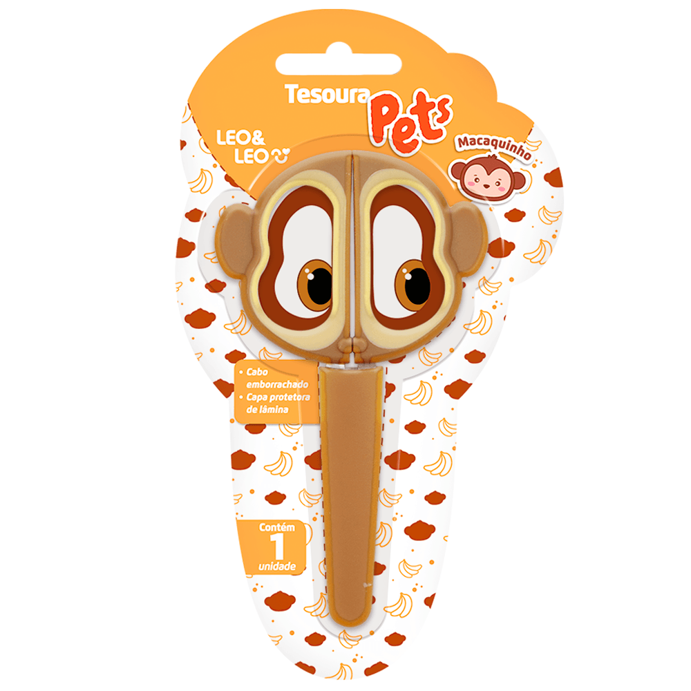 Tesoura-Sem-Ponta-Pets-Macaquinho---Leo_Leo Tesoura-Sem-Ponta-Pets-Macaquinho---Leo_Leo