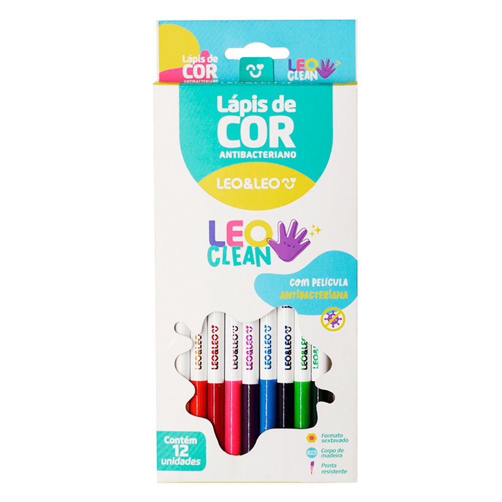 Lapis-de-Cor-Leoclean-Estojo-com-12-Cores---Leo_Leo Lapis-de-Cor-Leoclean-Estojo-com-12-Cores---Leo_Leo