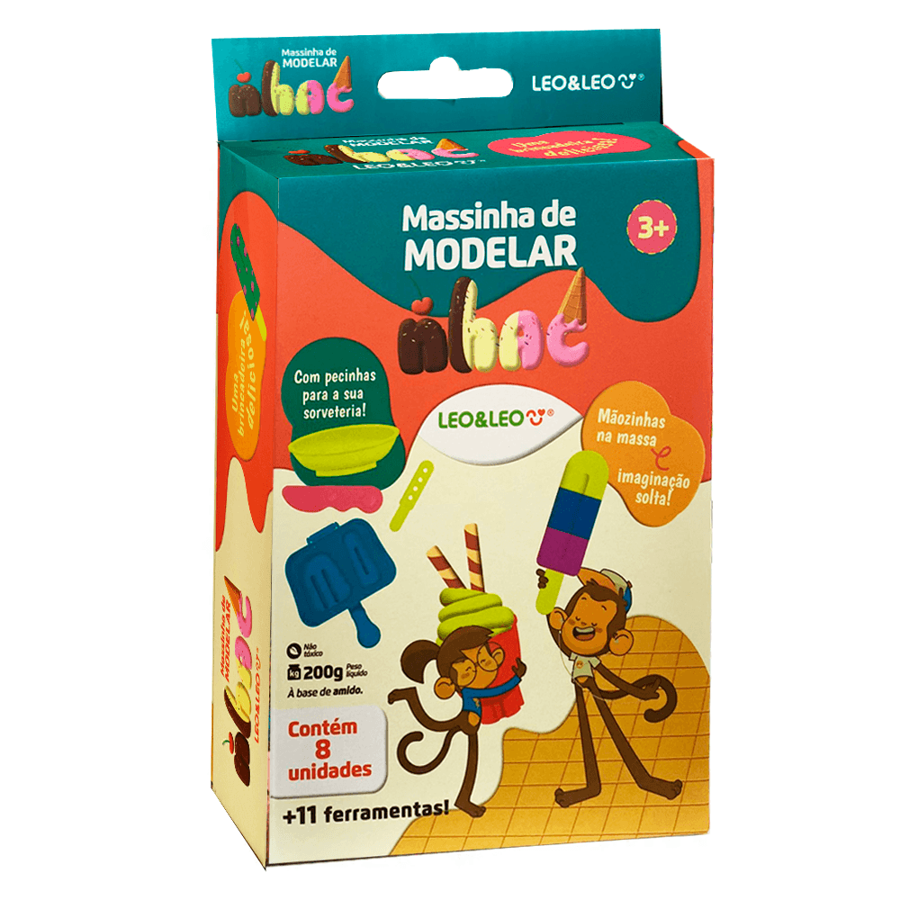 Massa-de-Modelar-Nhac-com-8-Cores-e-11-Ferramentas---Leo_Leo Massa-de-Modelar-Nhac-com-8-Cores-e-11-Ferramentas---Leo_Leo