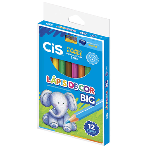 Lapis-de-Cor-Plastic-Big---Apontador-CiS-19.8402-Sextavado-12-cores1