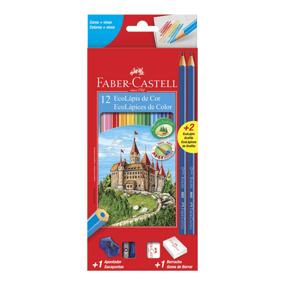 ECOLAPIS-DE-COR-SEXTAVADO-ESTOJO-COM-12-CORES-FABER-CASTELL ECOLAPIS-DE-COR-SEXTAVADO-ESTOJO-COM-12-CORES-FABER-CASTELL