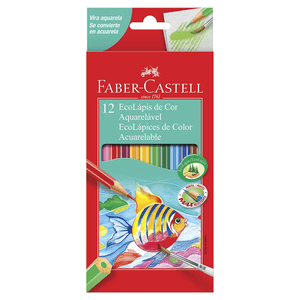 EcoLapis-de-Cor-Sextavado-Aquarelavel-Estojo-com-12-cores---Faber-Castell