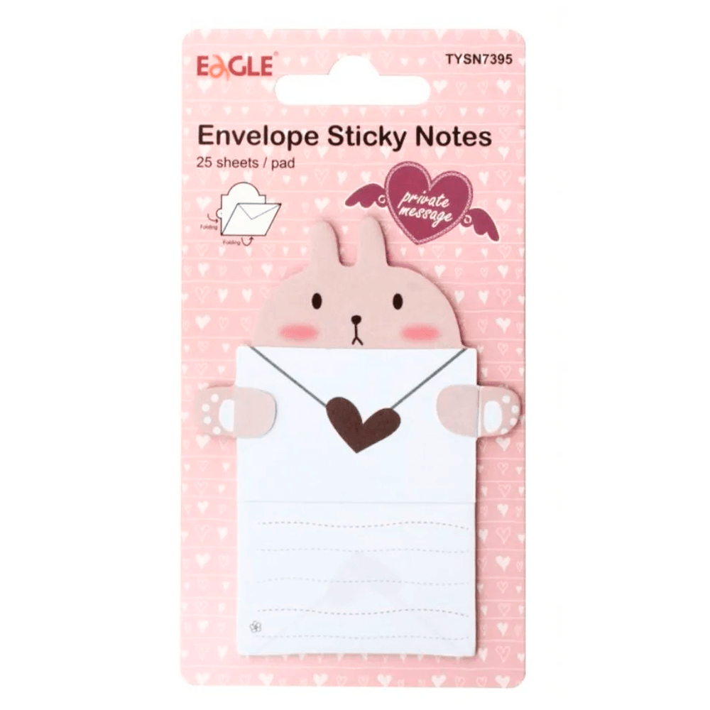 Bloco-de-Anotacoes-Adesivo-Coelho-com-Envelope-25-Fls-Ref.-TYSN7395---Eagle Bloco-de-Anotacoes-Adesivo-Coelho-com-Envelope-25-Fls-Ref.-TYSN7395---Eagle