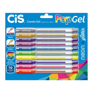 Caneta-Pop-Gel-10-Cores---Cis