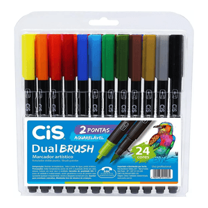 Marcador-Artistico-Dual-Brush-Aquarelavel-com-24-cores---Cis