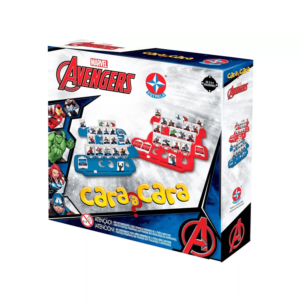 Jogo-Cara-a-Cara-Avengers-Estrela Jogo-Cara-a-Cara-Avengers-Estrela