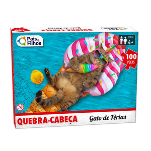 Quebra-Cabeca-Gato-de-Ferias-100-pecas---Pais-e-Filhos