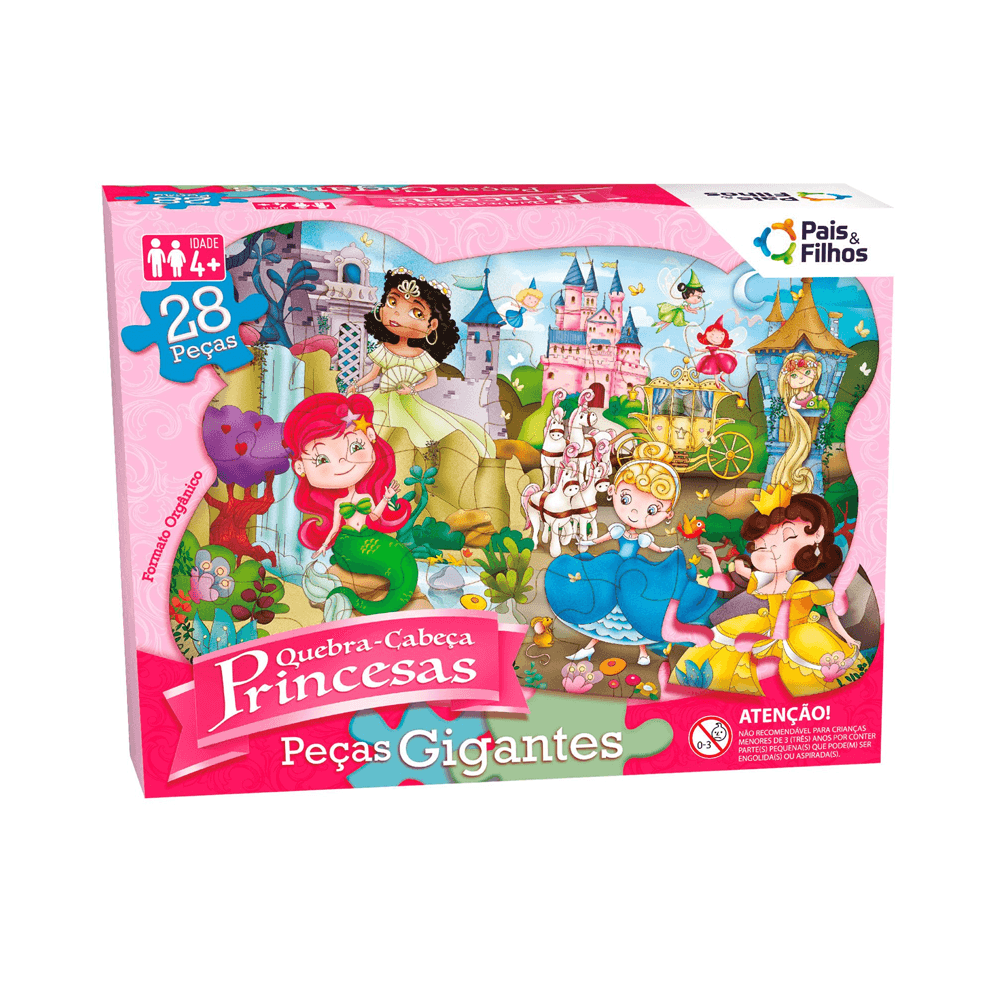 Quebra-Cabeça Disney Princesas - 60 Peças : : Brinquedos e  Jogos