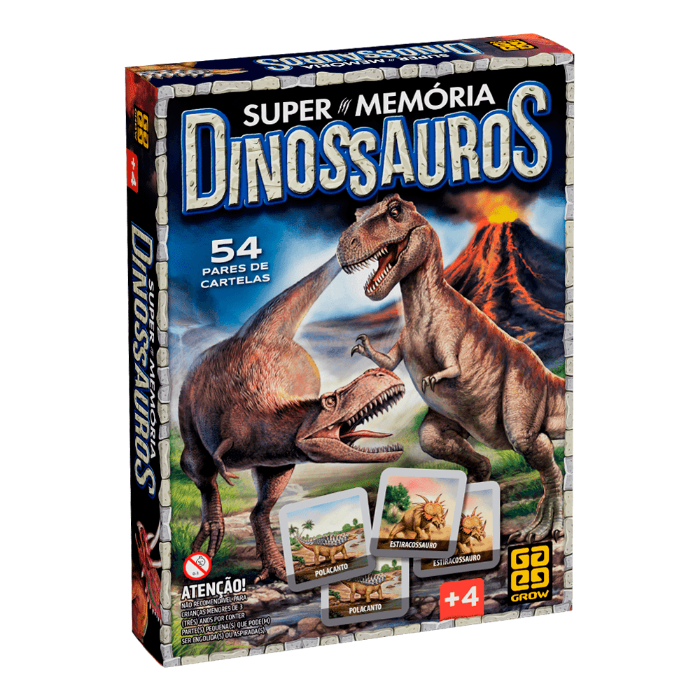 Jogo-Super-Memoria-Dinossauros---Grow Jogo-Super-Memoria-Dinossauros---Grow