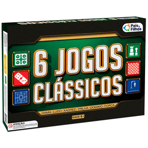 Pais & Filhos - Jogo: LUDO, DAMA e TRILHA Ref.:2801 - Idade: A partir de 6  anos. De 02 a 04 Jogadores no LUDO De 02 Jogadores no DAMA De 02 Jogadores