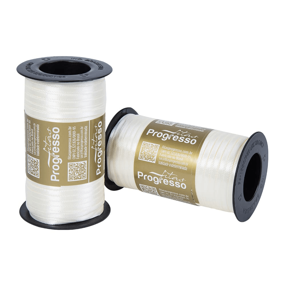 Fita-de-Cetim-Progresso-Dupla-Face-4mm---Nº-000-c100-metros---Champagne Fita-de-Cetim-Progresso-Dupla-Face-4mm---Nº-000-c100-metros---Champagne