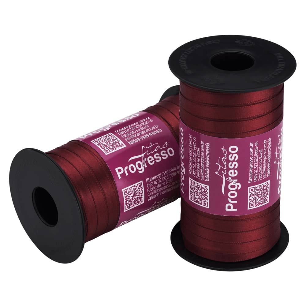 Fita-de-Cetim-Progresso-7mm---Nº-1-c-100-metros---Vinho Fita-de-Cetim-Progresso-7mm---Nº-1-c-100-metros---Vinho