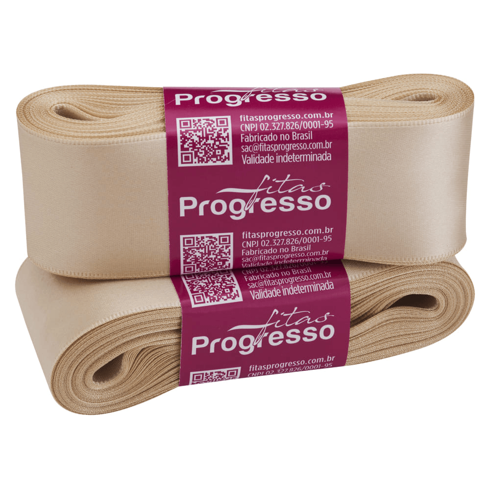 Fita-de-Cetim-Progresso-38mm---Nº-9-c-10-metros---Bege Fita-de-Cetim-Progresso-38mm---Nº-9-c-10-metros---Bege