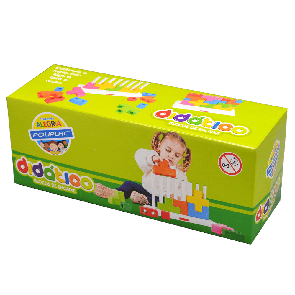 Blocos-de-Encaixe-Didatico-Colorido---Poliplac Blocos-de-Encaixe-Didatico-Colorido---Poliplac