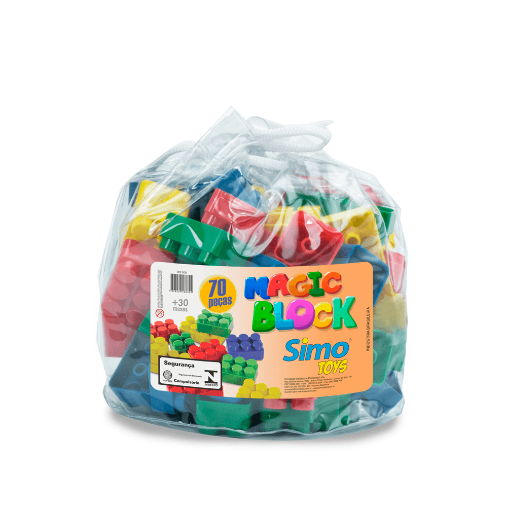 Magic-Block-Menino-70-Pecas---Simo-Toys Magic-Block-Menino-70-Pecas---Simo-Toys
