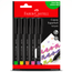 Caneta-Supersoft-1.0mm-Neon-com-5-Cores---Faber-Castell Caneta-Supersoft-1.0mm-Neon-com-5-Cores---Faber-Castell