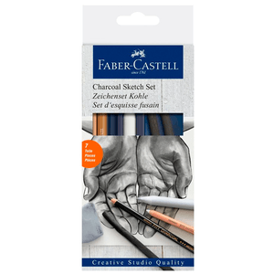 Estojo-Carvao-Sketch-Set---Faber-Castell