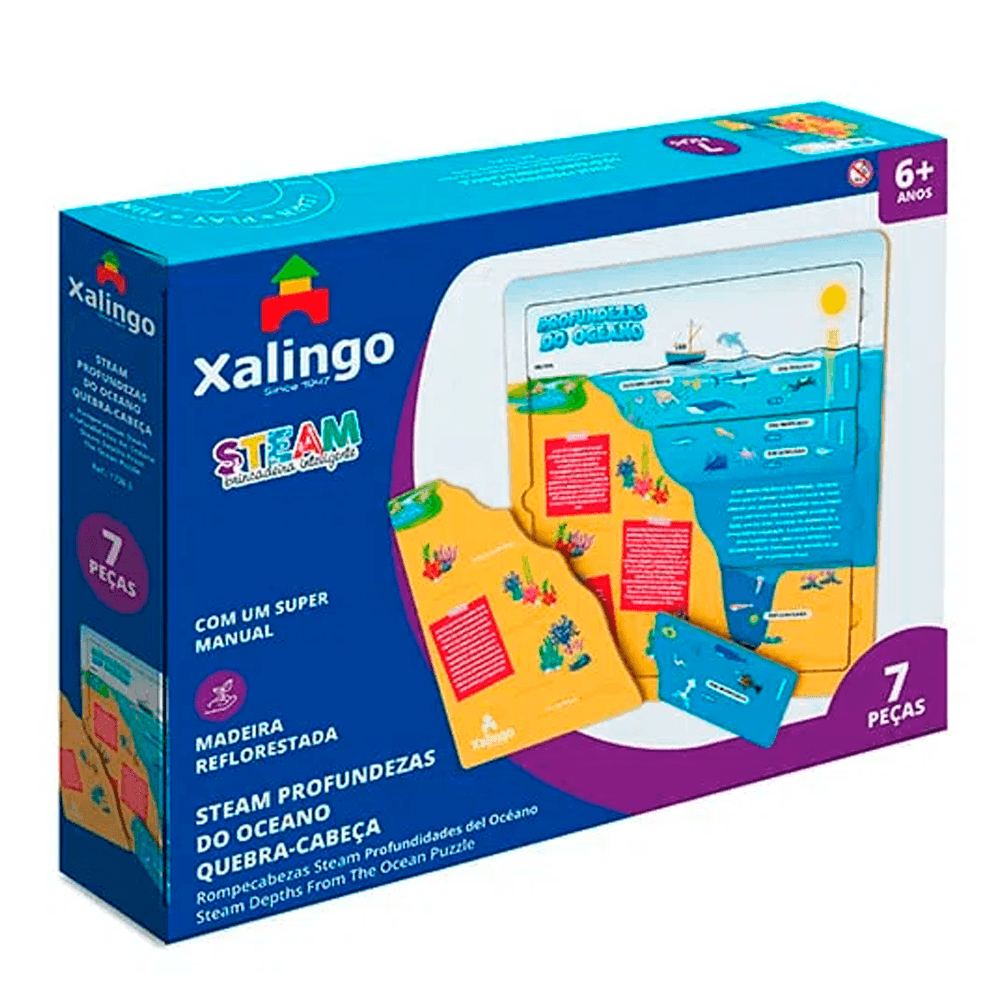 Steam-Quebra-Cabeca-Profudenzas-do-Oceano-7-Pecas---Xalingo Steam-Quebra-Cabeca-Profudenzas-do-Oceano-7-Pecas---Xalingo