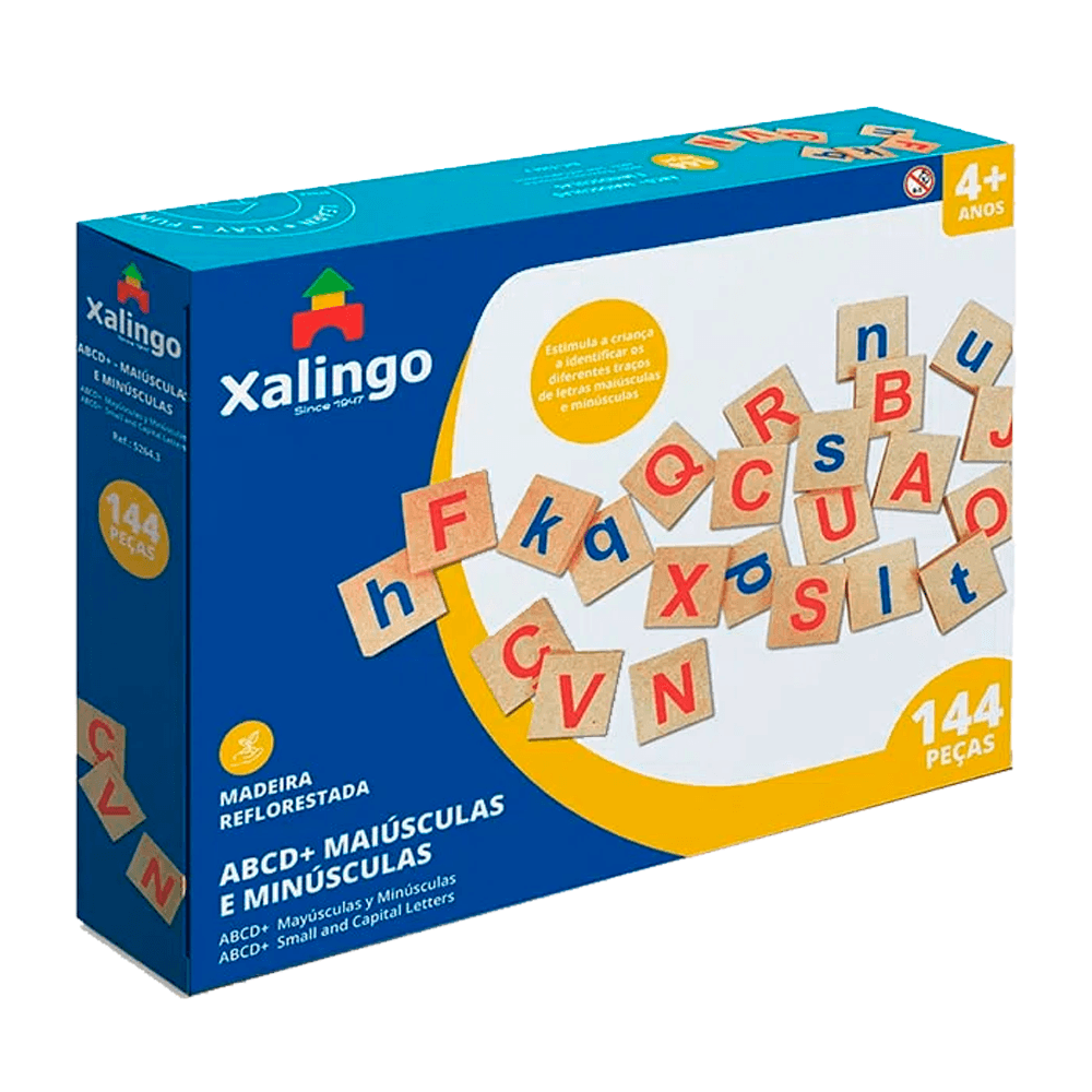 ABCD-Maiusculas-e-Minusculas-144-Pecas---Xalingo ABCD-Maiusculas-e-Minusculas-144-Pecas---Xalingo