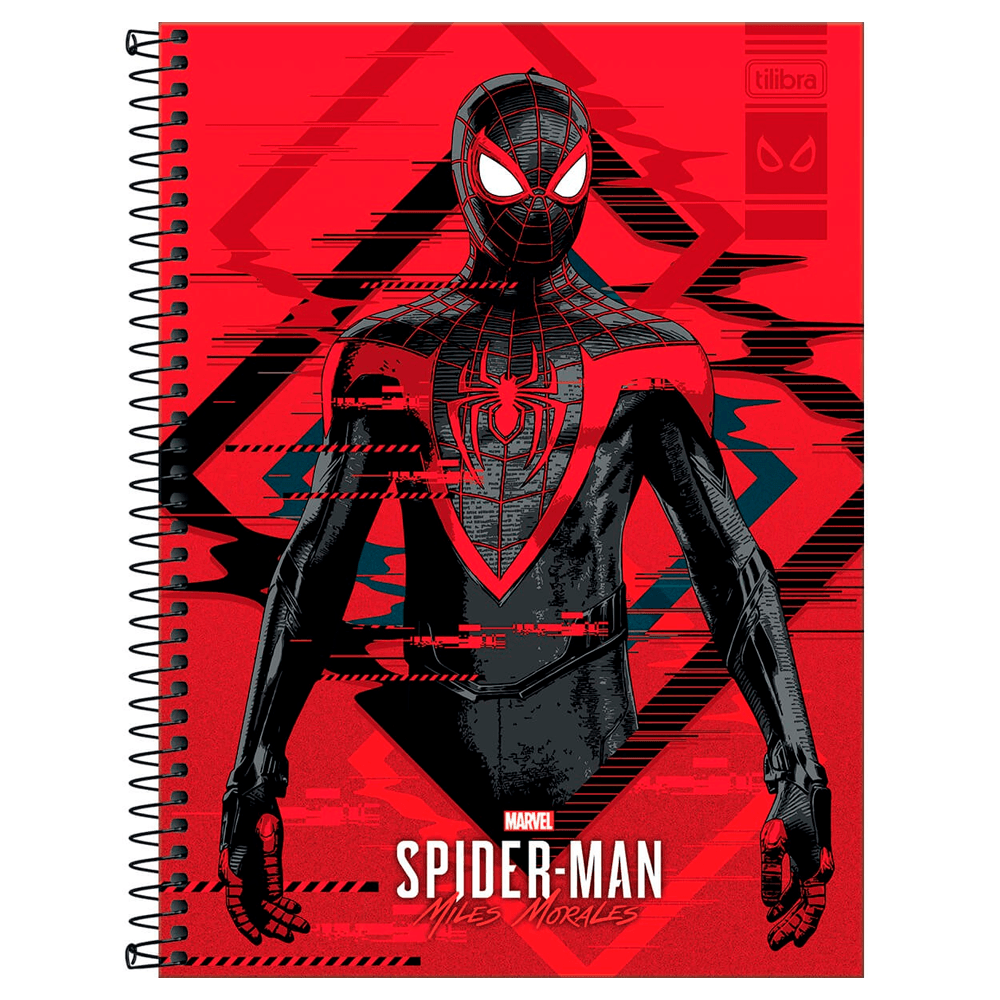 Caderno Desenho Spider Man Game - Tilibra - Dokassa Distribuidora