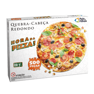 Quebra-Cabeca-Redondo-500-Pecas-Hora-da-Pizza---Pais---Filhos