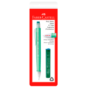 Lapiseira-Poly-Matic-0.7mm-Verde---Grafitte---Faber-Castell
