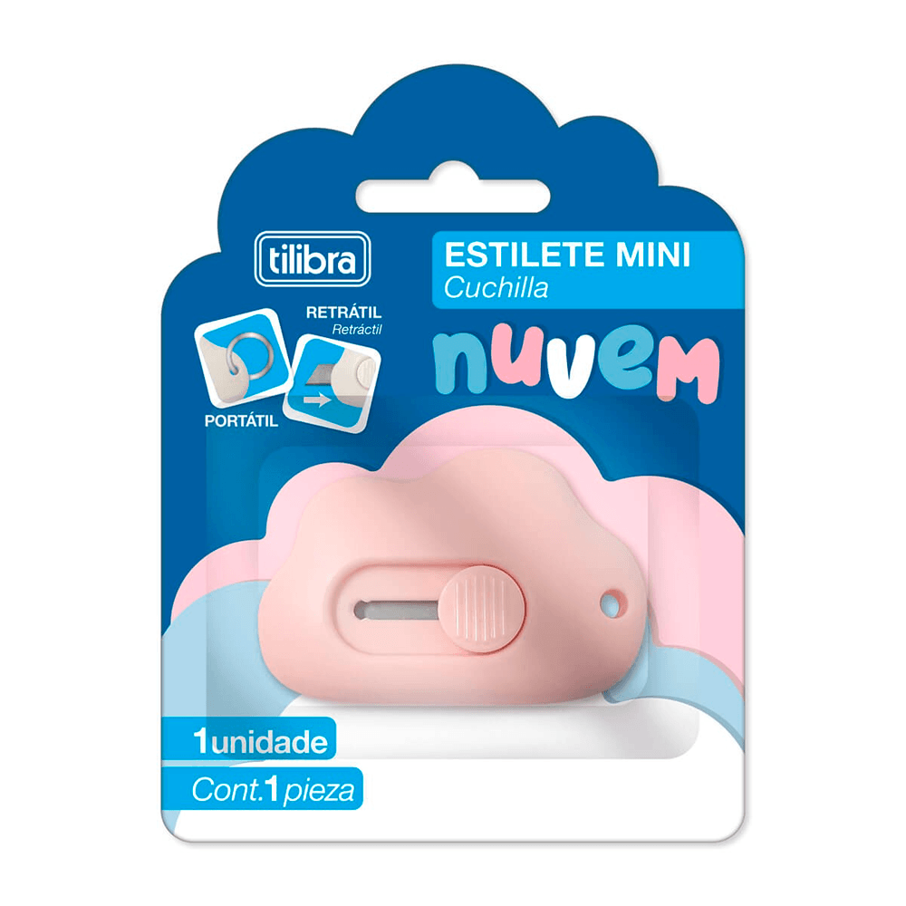 Estilete-Mini-Nuvem-Rosa-55cm---Tilibra Estilete-Mini-Nuvem-Rosa-55cm---Tilibra