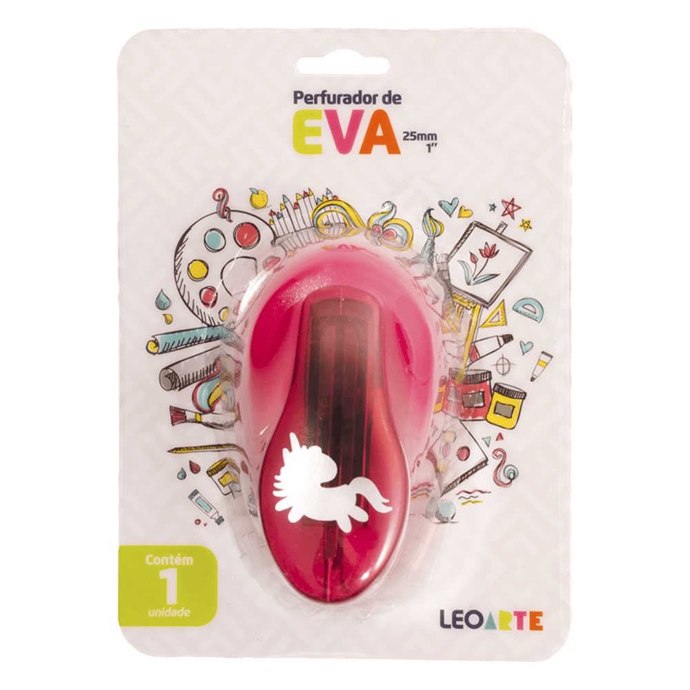 Perfurador-de-EVA-25mm-Unicornio-Rosa---Leo-Leo