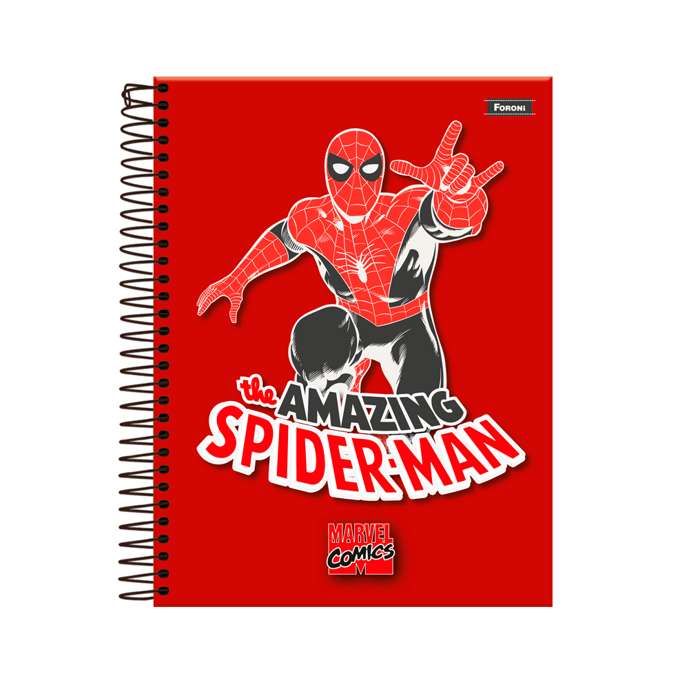 Caderno-Colegial-10x1-160-Fls-C.D.-Foroni---Marvel-Comics-1 Caderno-Colegial-10x1-160-Fls-C.D.-Foroni---Marvel-Comics-1