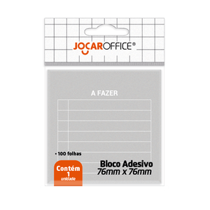 Bloco-Adesivo-Recado-76x76-A-Fazer-Cinza-100-Folhas---Jocar-Office