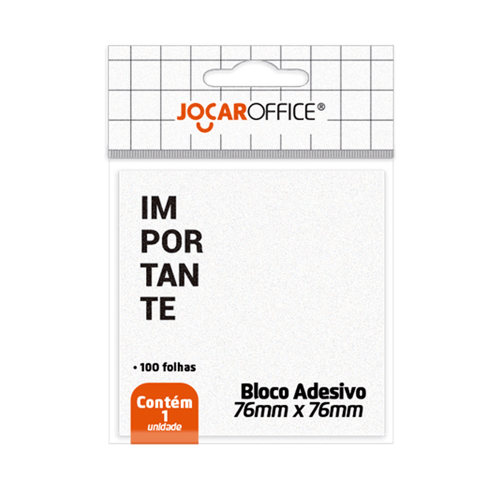 Bloco-Adesivo-Recado-76x76-Importante-Brancol-100-Folhas---Jocar-Office Bloco-Adesivo-Recado-76x76-Importante-Brancol-100-Folhas---Jocar-Office