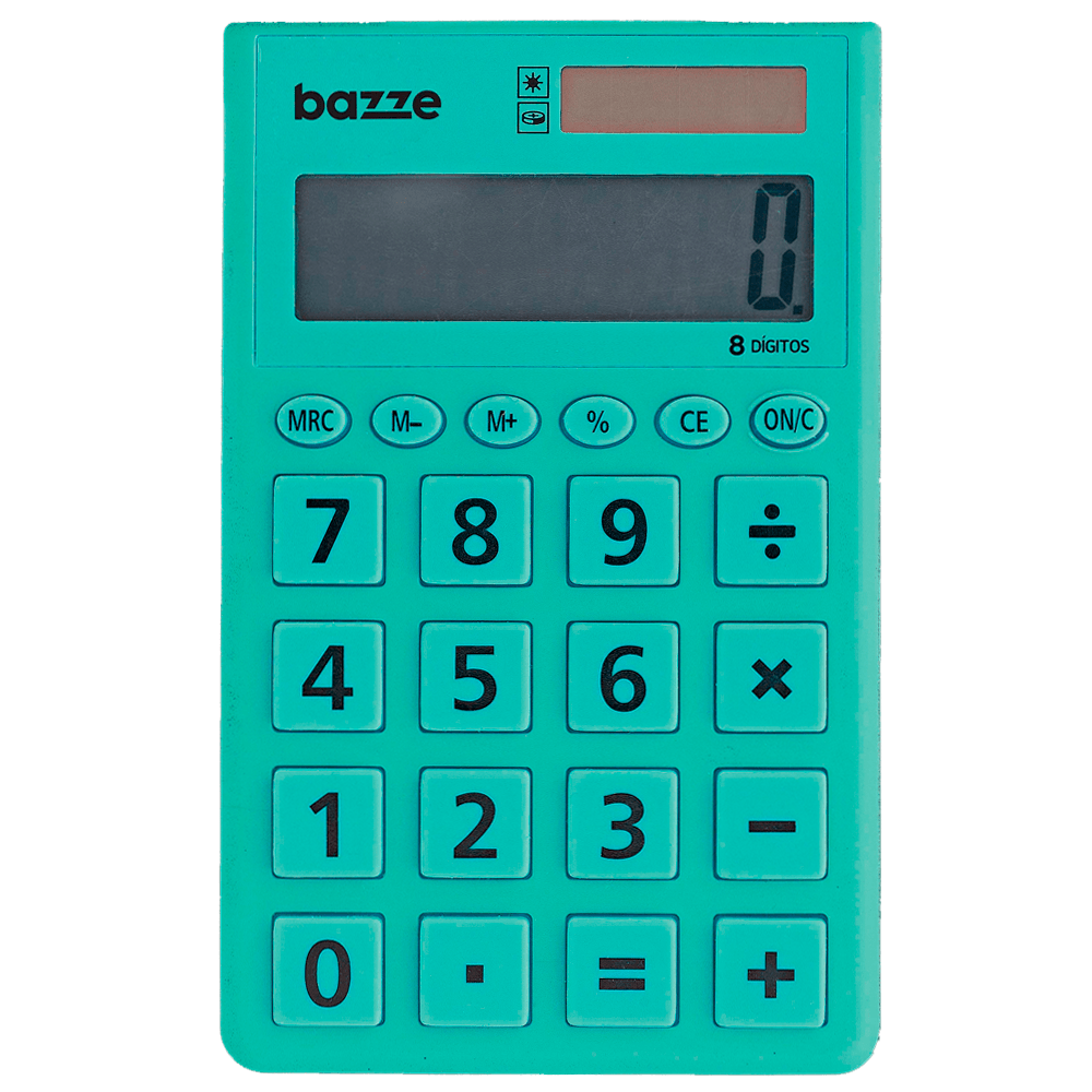 Calculadora-de-Bolso-Turquesa---Bazze-Detalhe00 Calculadora-de-Bolso-Turquesa---Bazze-Detalhe00