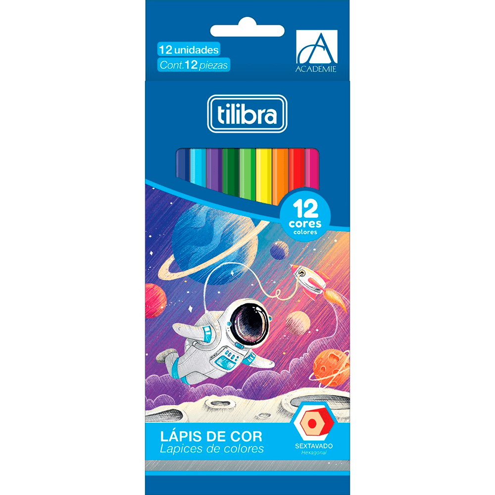 lapis-de-cor-sextavado-academie-12-cores-tilibra lapis-de-cor-sextavado-academie-12-cores-tilibra