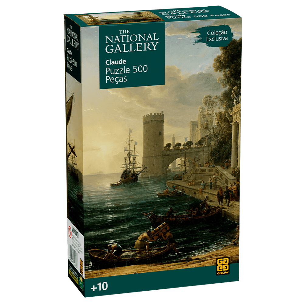 Quebra-Cabeca-500-Pecas-Naional-Gallerty-Claude---Grow Quebra-Cabeca-500-Pecas-Naional-Gallerty-Claude---Grow
