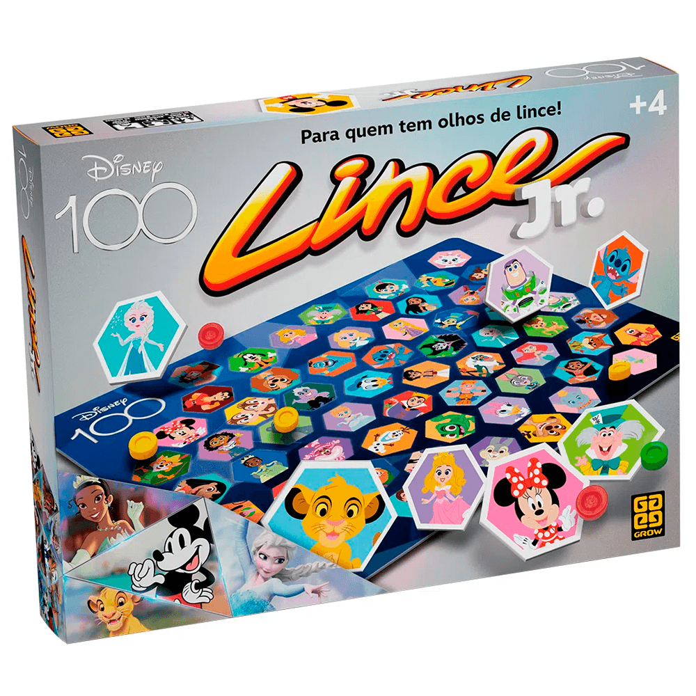 Jogo-Lince-Junior-Disney-100-Anos---Grow Jogo-Lince-Junior-Disney-100-Anos---Grow