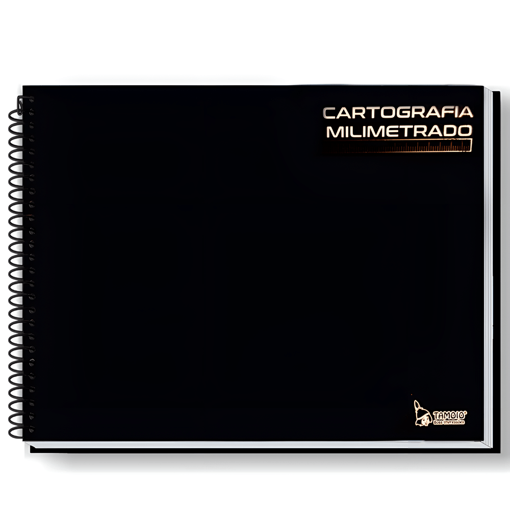 Caderno de Cartografia Sasuke Uchiha Caderno Desenho 96Fls