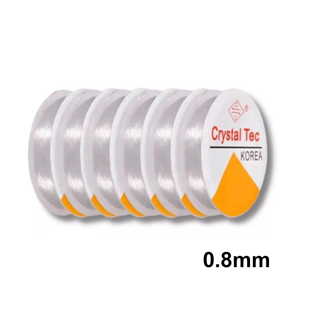 Fio-de-Silicone-0.8mm-Crystal-Tec