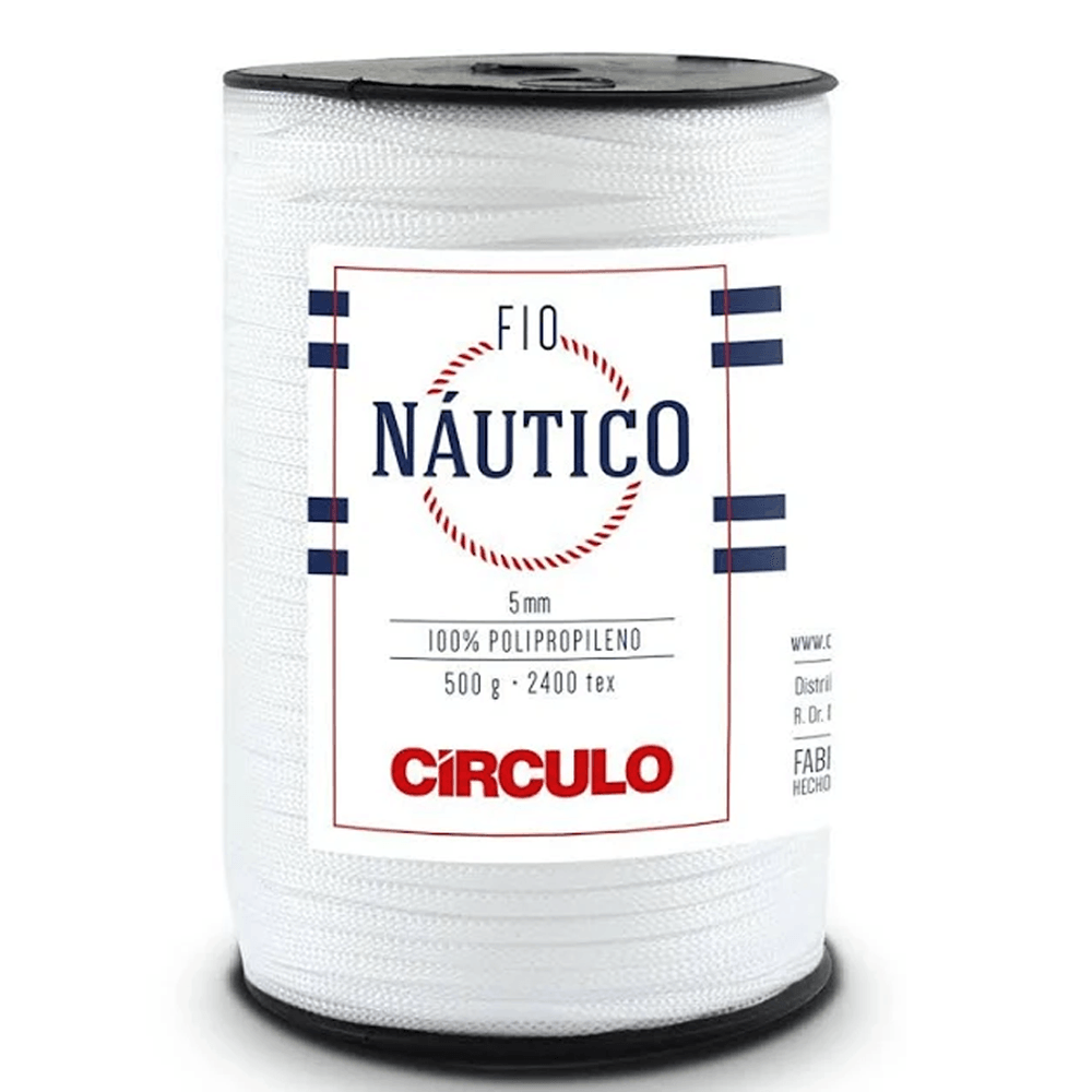 Fio-Nautico-5mm-500g-8001-Branco---Circulo