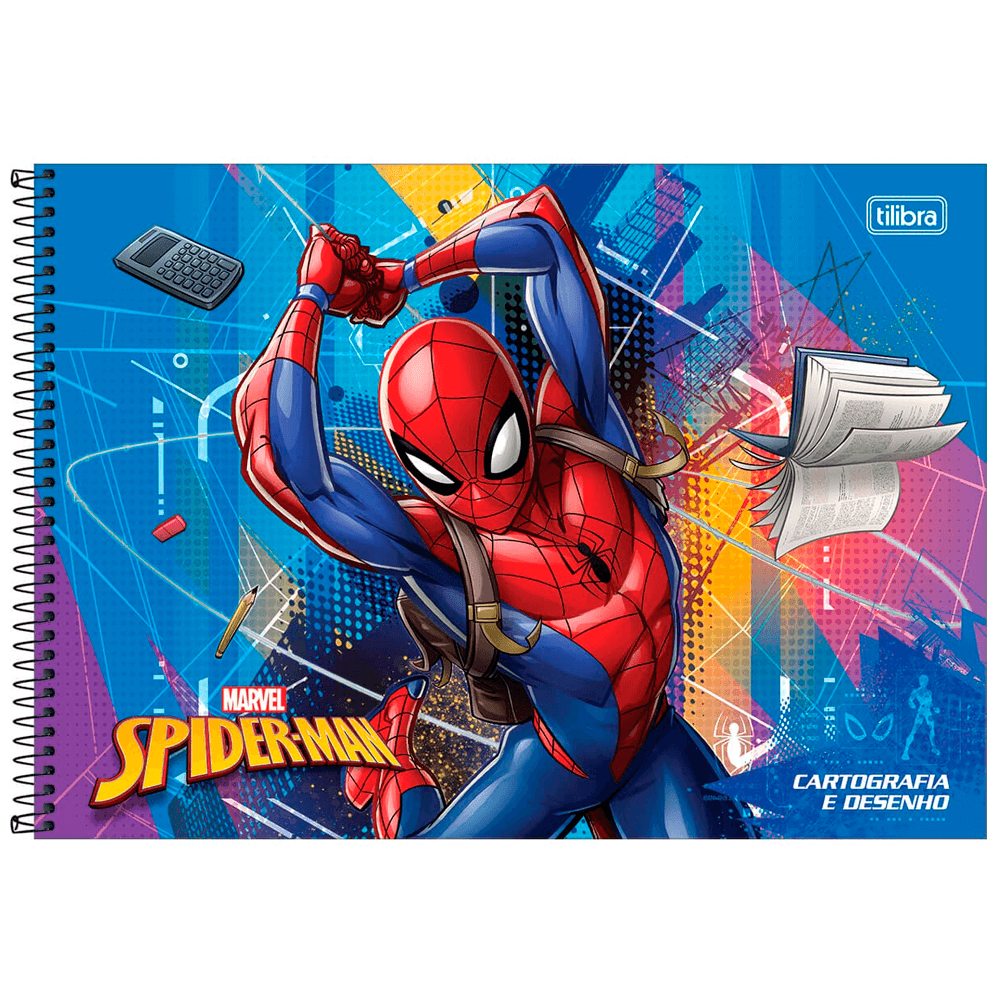 Cartografia-C.D.-80-Fls-Tilibra---Spider-Man-6