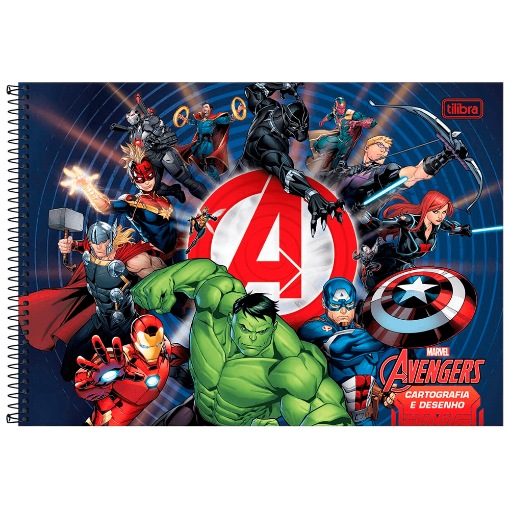 Cartografia-C.D.-80-Fls-Tilibra---Avengers-4 Cartografia-C.D.-80-Fls-Tilibra---Avengers-4