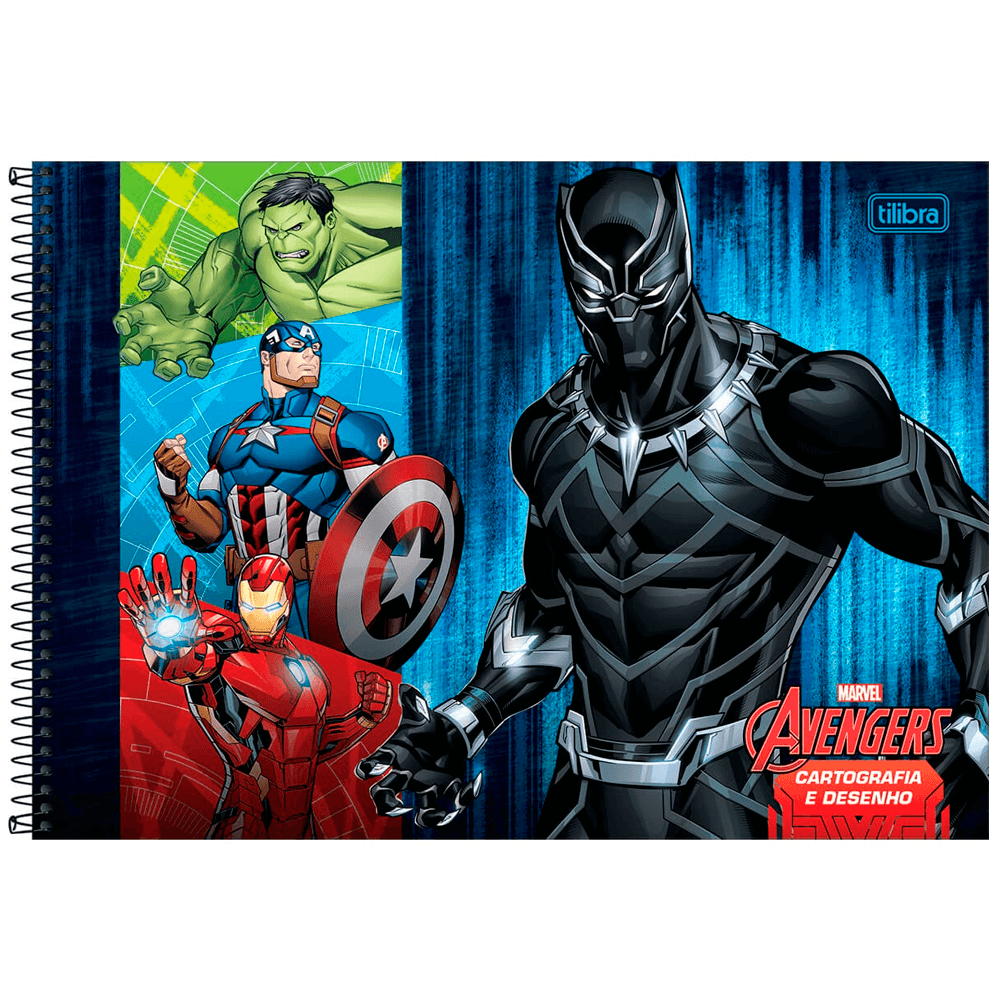 Cartografia-C.D.-80-Fls-Tilibra---Avengers-3 Cartografia-C.D.-80-Fls-Tilibra---Avengers-3