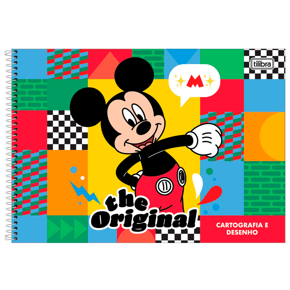 Cartografia-C.D.-80-Fls-Tilibra---Mickey-5 Cartografia-C.D.-80-Fls-Tilibra---Mickey-5
