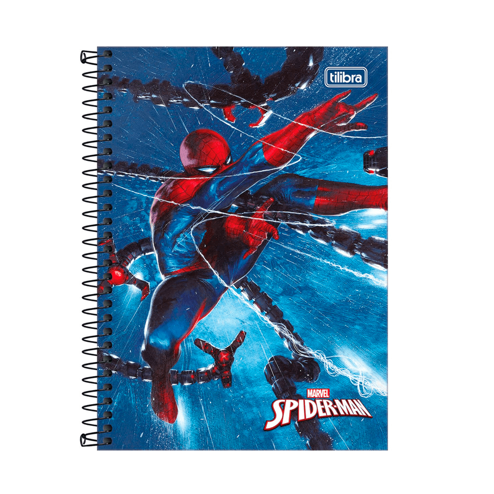 Caderno-14-80-Fls-C.D.-Tilibra---Spider-Man-4 Caderno-14-80-Fls-C.D.-Tilibra---Spider-Man-4