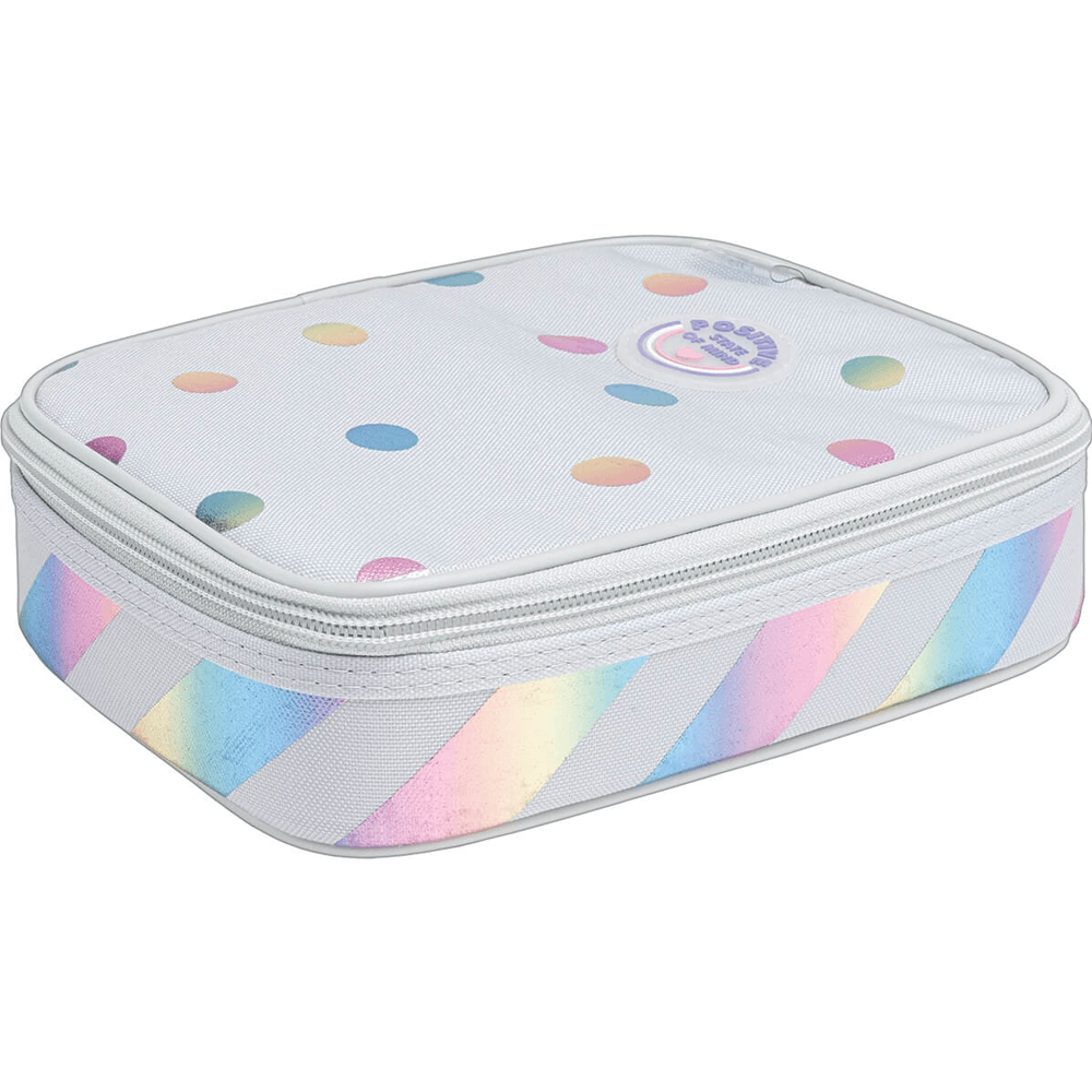 Estojo-Box-Listras-e-Poa-Holografico-Ref-34859-7---Tilibra Estojo-Box-Listras-e-Poa-Holografico-Ref-34859-7---Tilibra