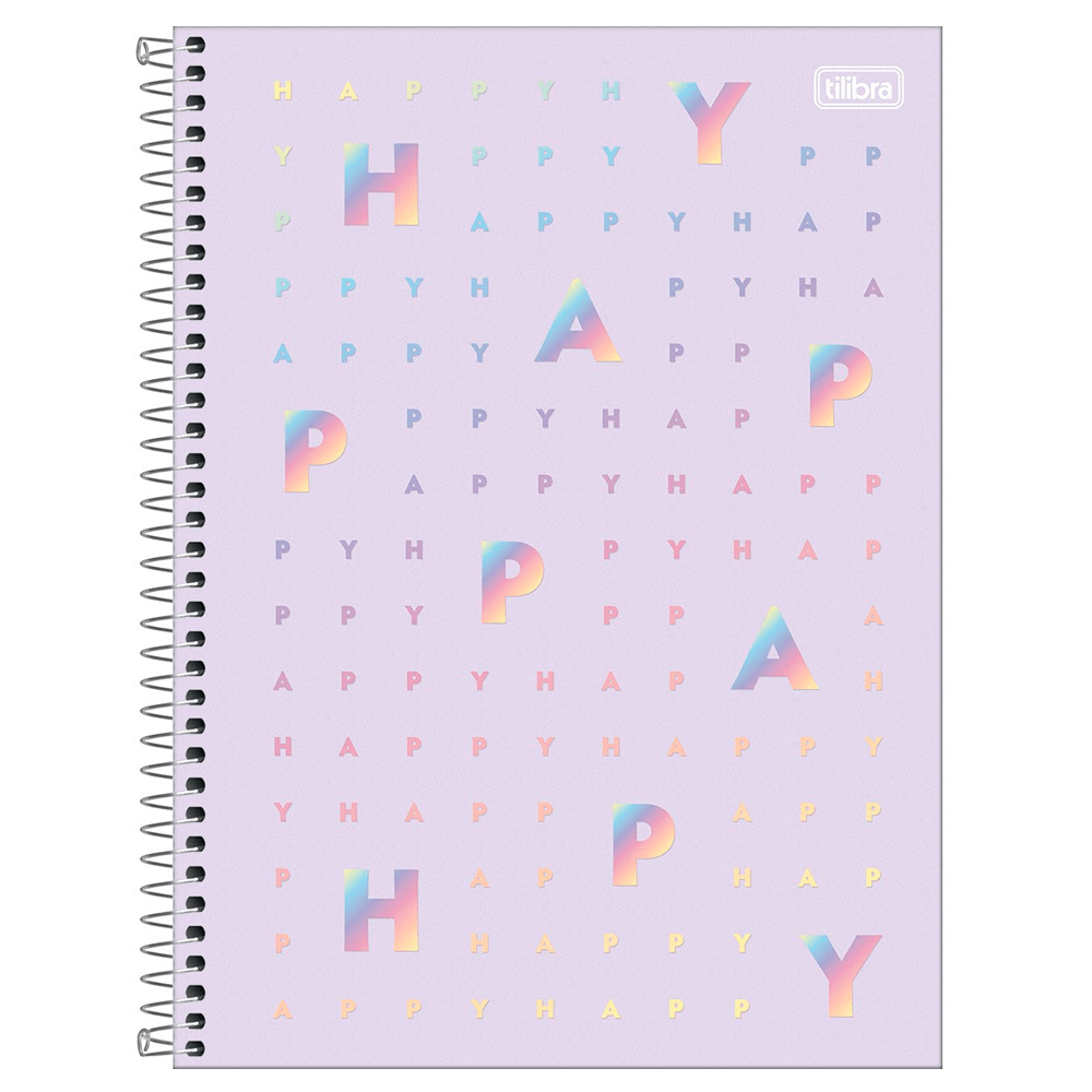 Caderno-Universitario-10x1-160-Fls-C.D.-Tilibra---Happy-2 Caderno-Universitario-10x1-160-Fls-C.D.-Tilibra---Happy-2
