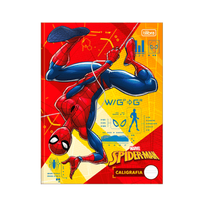Caderno-Pedagogico-C.D.-Brochura-Caligrafia-Tilibra---Spider-Man-5