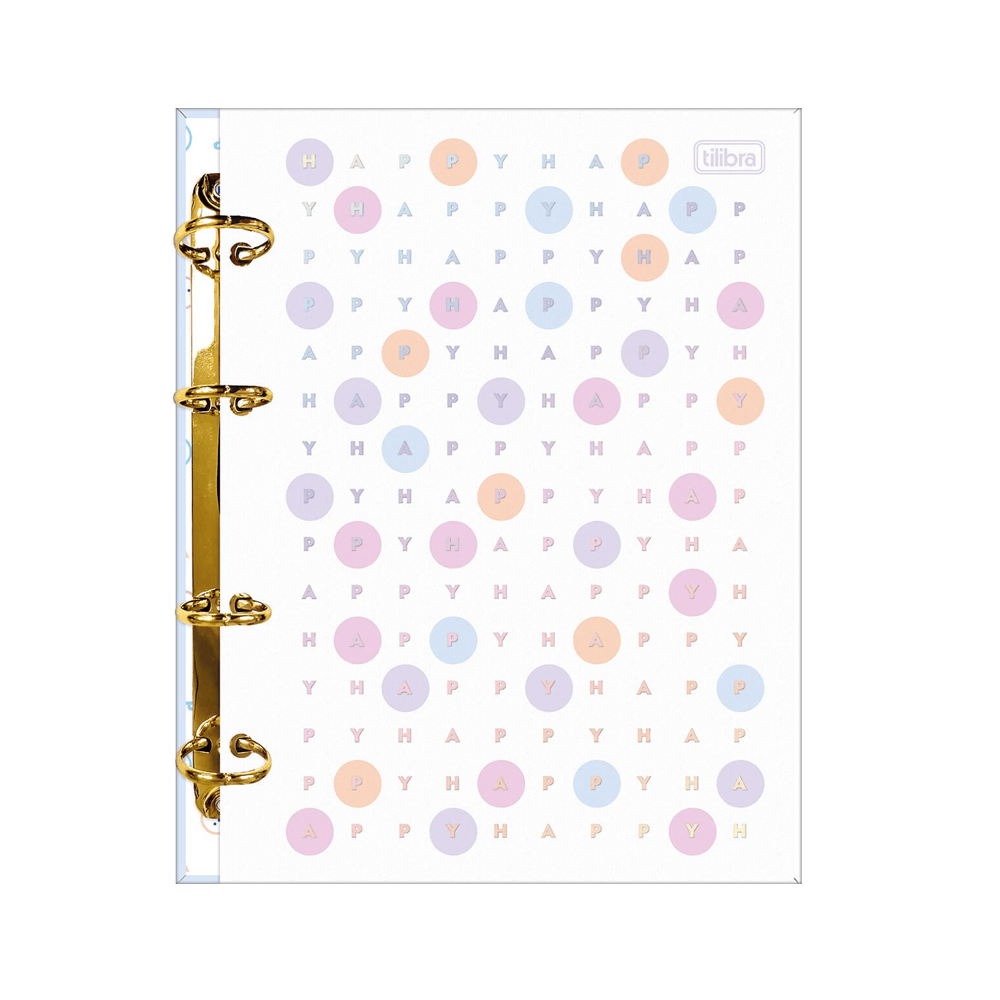 Caderno-Argolado-Colegial-160-Fls.-Tilibra---Happy-2 Caderno-Argolado-Colegial-160-Fls.-Tilibra---Happy-2